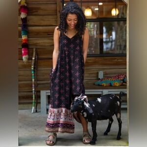 Natural life wide leg jumpsuit size L